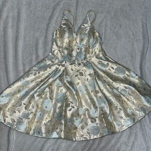 Beautiful B.Darlin dress with gold embroidery